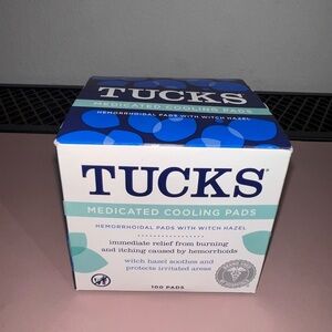 Medicated Cooling Pads, 100 Count – Pads with Witch Hazel, Cleanses Sensitive...